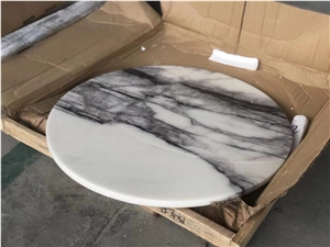 Marble Restaurante Table Tops Round Milas New York Marble Cafe Table